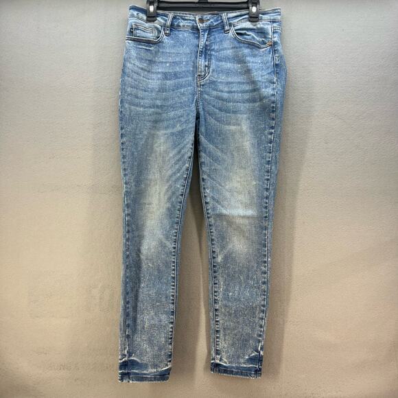 Judy Blue Denim - Judy Blue Women's Skinny Jeans Size 11/30 Acid Wash Modern School Normcore